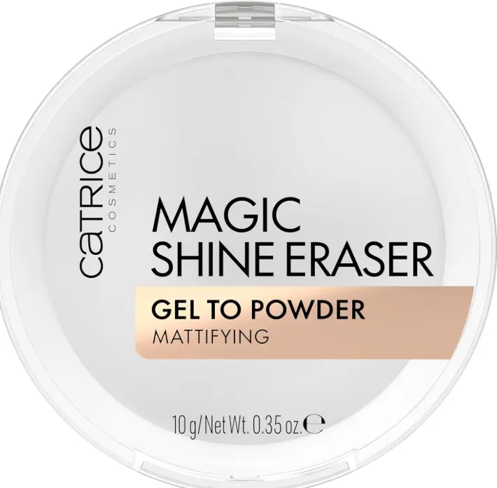 Catrice | Magic Shine Eraser Gel-To-Powder | Instant Matte, Soft-Focus Effect | Transparent, Travel-Friendly Formula | Vegan & Cruelty Free