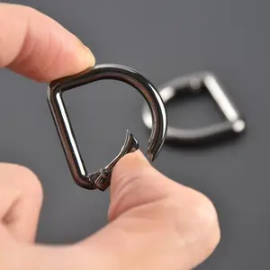 10pcs Transform Your Handbag By Adding A Spring-loaded D-ring Clasp, Allowing You To Open and Close The Bag Easily.D-shaped Accessories with Links and Hooks, Handbag Transformation Kit, Accessories for Bags, Purse Accessories