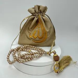 Tasbeeh/prayer Beads with Allah Pouch gift/Favor