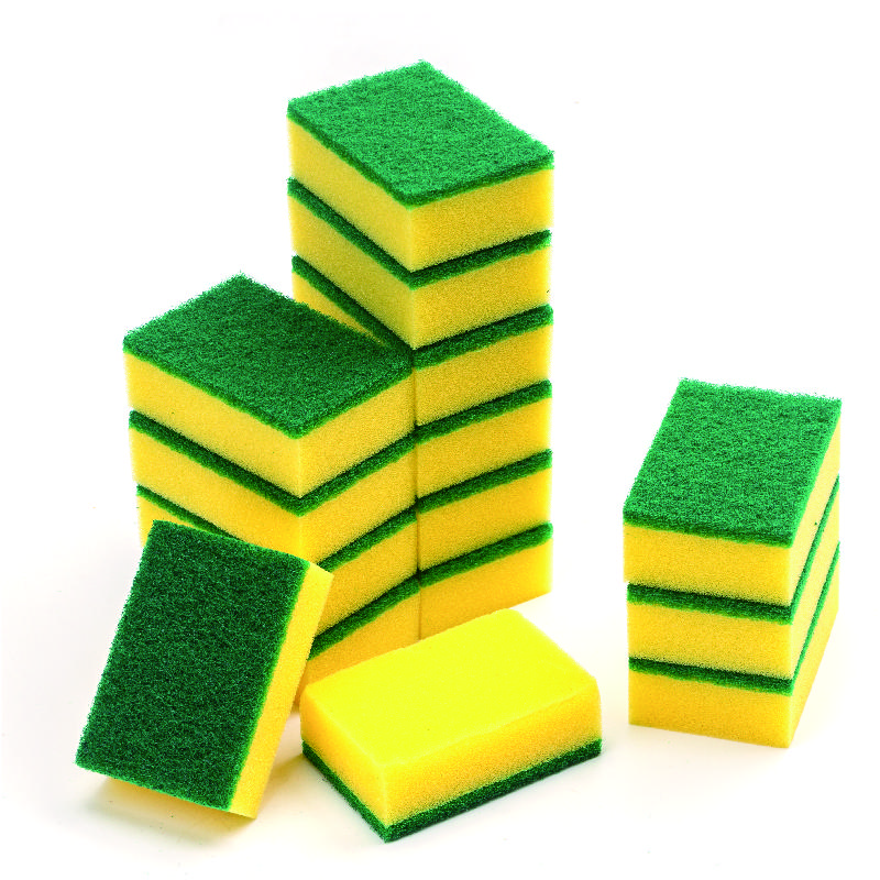 24 Pack Kitchen Sponges, Compressed Cleaning Sponge Set, Heavy Duty Dish Scrub Sponges for Dishes, Sink, Pots and Household Cleaning