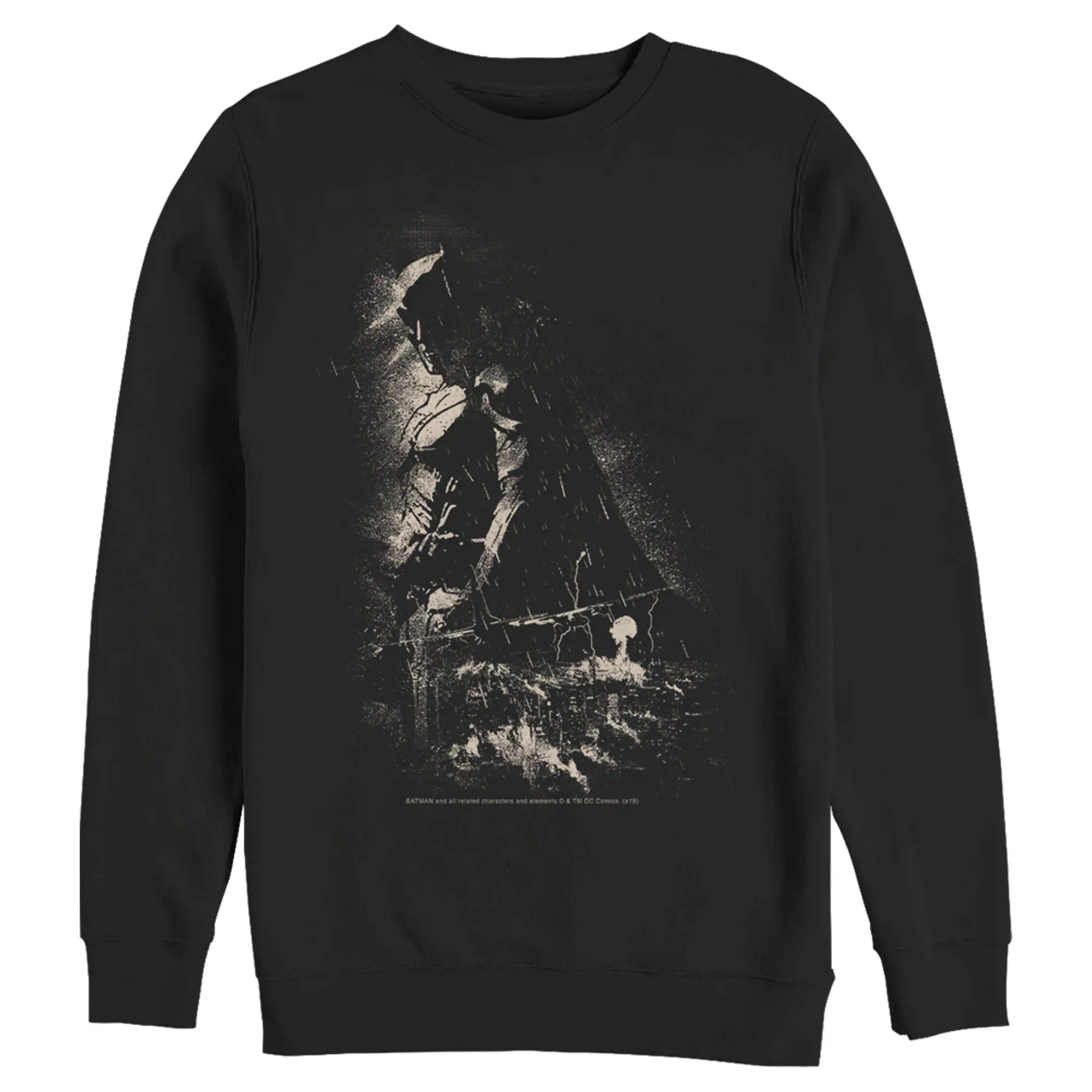 Men's Batman Grunge Hero in Shadow Sweatshirt