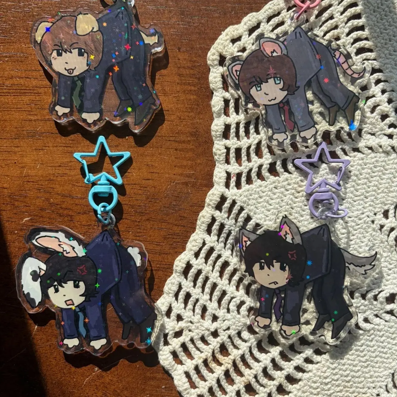 Beatles inspired keychains