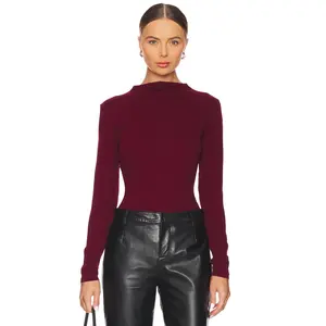 Bobi Longsleeve Top in Port