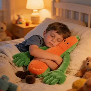 Child Soothing Pillow Soft Cotton Hugging Sleep Aid Cushion for boys and girls with Remote Control Three Adjustable Modes Comfort Patting Plush Toy Snuggle  Soothing Stuffed Doll