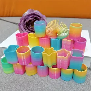 24/48-pack  Rainbow Spring Assortment: Colorful Slinky Coils for Youngsters' Fun Parties & Gifts (Halloween, Christmas, Birthday, Stocking Stuffers, Party Favors)