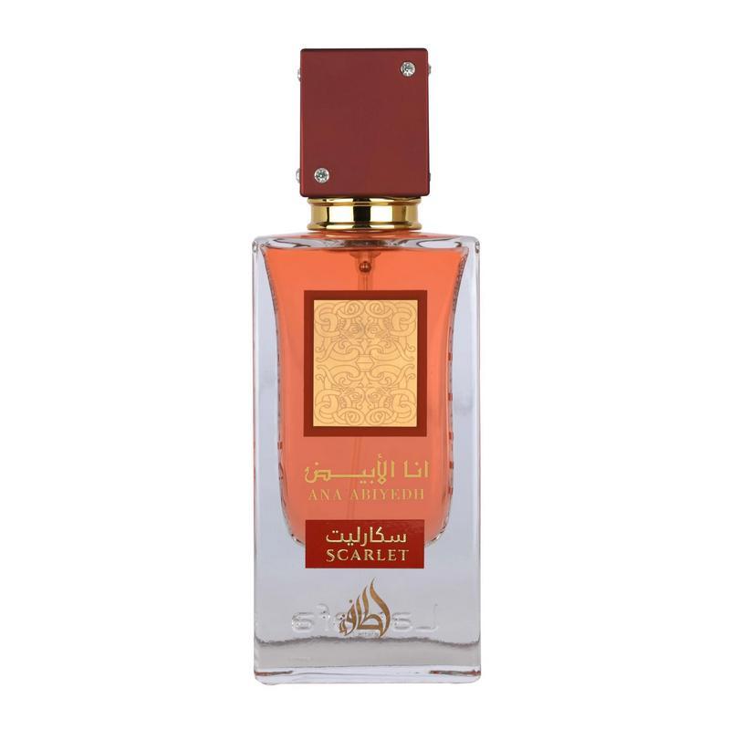 Ana Abiyedh Scarlet Eau de Parfum 60ml by Lattafa | Bold, Sweet & Captivating Unisex Scent