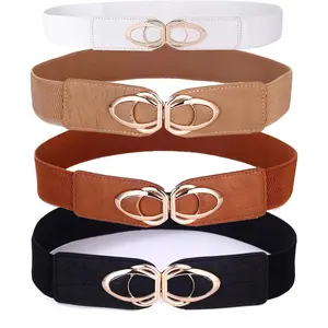 Womens Belts Elastic Stretch Cinch Plus Fashion Dress Belts for Ladies