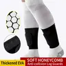 1/2-Piece Soccer Shin Guards with Honeycomb EVA Pads, Non-Slip Breathable Calf Sleeves for Adults and Youth, Football Training Gear, Soccer Accessories, Soccer Equipment