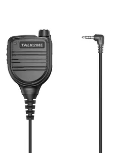 Talk2Me T4 Wired 3.5mm Powered Hand-Shoulder Microphone, Rechargeable Mobile Device with Charging Functionality