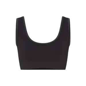 NikeSKIMS RIBBED SEAMLESS SCOOP BRA | OBSIDIAN