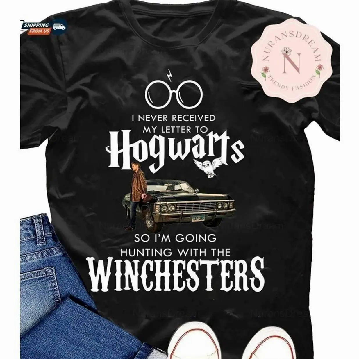 Sam And Dean Winchester Brothers Shirt Hogwarts Universal Studios Supernatural For Women Unisex T-Shirt Sweatshirt, Hoodie, Comfort Colors summerwins Casual Print