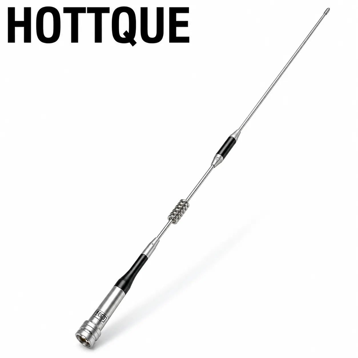 VHF UHF Mobile Radio Antenna, SG-M507 144/430MHz Dual Band Vehicle Ham Radio Antenna, 29in Metal Whip Antenna with Loaded Coil, M Connector Base, 100W Max Power for  Truck SUV Jeep RV Outdoor Radio Use auto car