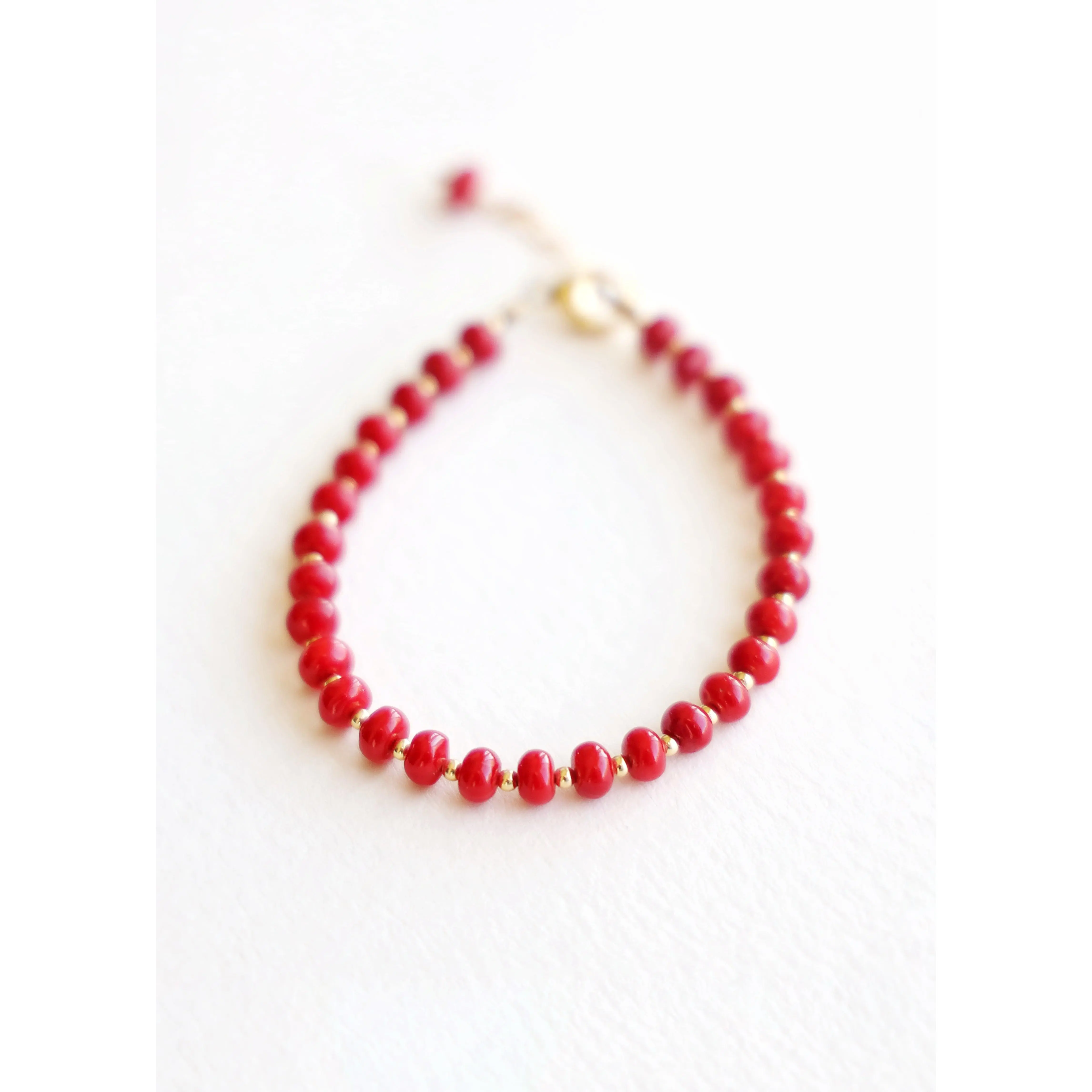 Felicity Red Coral Bracelet