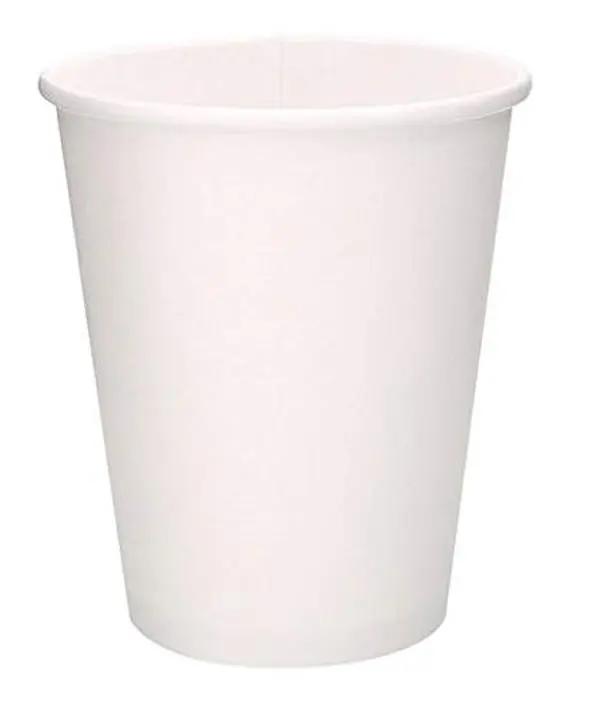 EcoQuality Disposable White Paper Cups 8 oz Hot Drink Disposable Coffee Cups, Recyclable, Compostable, Great for Office, Breakrooms, Restaurants, Coffee Shops, Tea Shops, Latte, Chai (250)