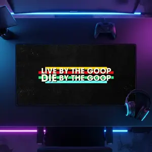 Limited Arc Raiders Gaming Desk Mat Live By The Goop Die By The Goop Funny Gamer Mousepad XXL Vintage Gamer Desk Decor, Desk Mat, PC Accessories.