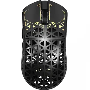 ATTACK SHARK R5 Ultra Carbon Fiber Wireless 8K PAW3950MAX Gaming Mouse 39g SUPERLIGHT PixArt Sensor 8000Hz Polling Rate MCU Nordic 52840 DPI 42000 BT/2.4G Tri-mode Connectivity, Multi-Platform
