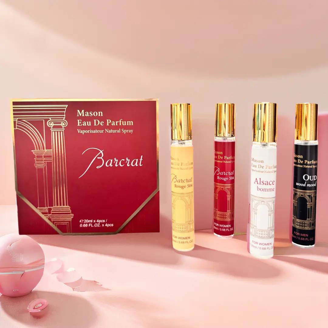 Women's mini perfume set - Floral and Food,Sweet and warm - Thanksgiving Christmas Valentine's Day Gift Set - 20ml*4