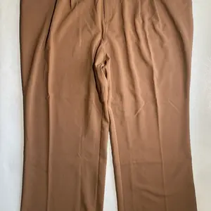 NEW Plus Size 3X Womens DEX Wide Leg Pleated Pants Polyester Blend Ginger $59