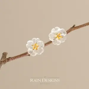 Flower in the Rain Stud Earrings