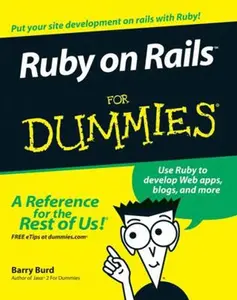 USED-Ruby on Rails For Dummies by Burd, Barry (Paperback)