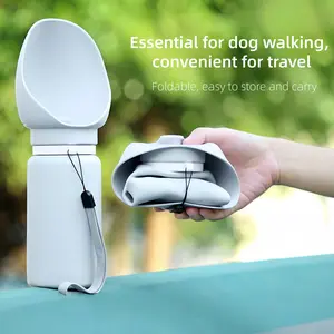 Foldable Dog Water Cup, Portable Leak-Proof Pet Travel Mug, Outdoor Walking Drinking Bottle, Essential Pet Accessory for Cats and Dogs