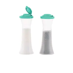 Tupperware Mint ICECREAM  Seal Hourglass Salt and Pepper Shakers SET OF 2