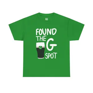 Found The G Shirt, St Patrick's Day T-shirt, Split The G Tee, Irish Shirt, Unisex Graphic Cotton Top