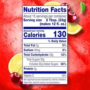 Country Time Cherry Lemonade flavored with other natural flavor Drink Mix, 18.3 oz Canister