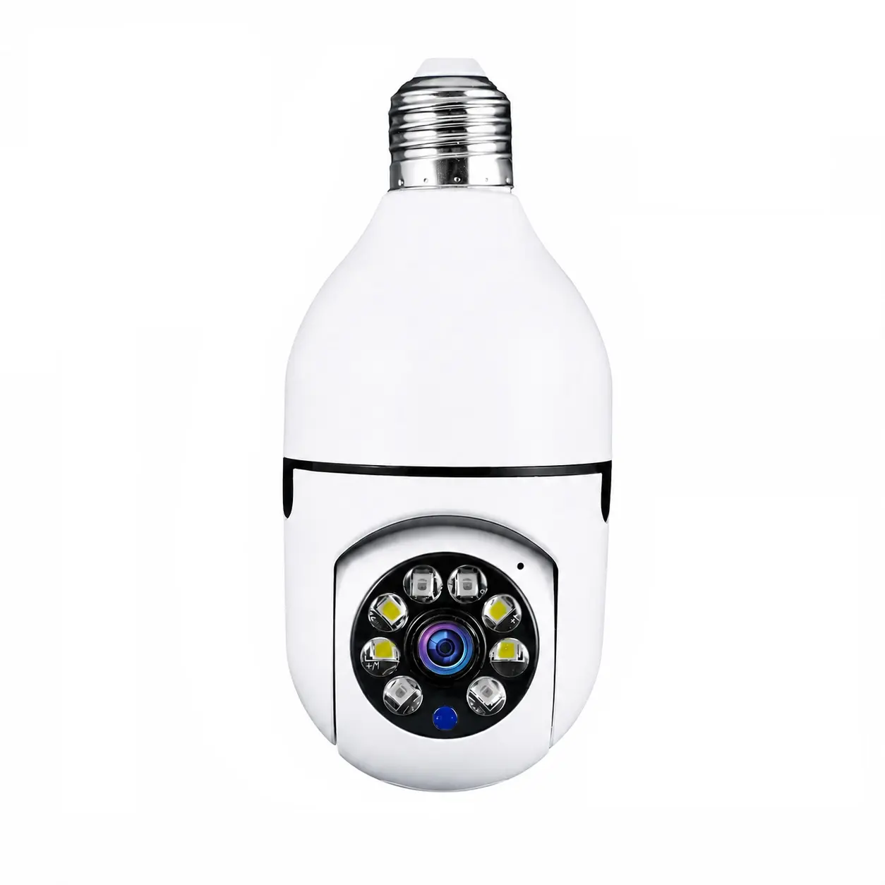 Sight Bulb Security Camera Device, HD Video WiFi Smart Camera with 2-Way Talk, 360-Degree Motion Detection, Night Vision, Easy Installation & Free App for Indoor/Outdoor Use, Wireless, Socket