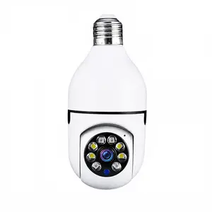 Sight Bulb Security Camera Device, HD Video WiFi Smart Camera with 2-Way Talk, 360-Degree Motion Detection, Night Vision, Easy Installation & Free App for Indoor/Outdoor Use