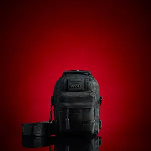 4L Mini Tactical Sling Bag Black Leopard