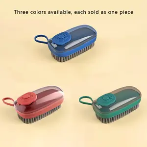 Multifunctional Liquid Refillable Cleaning Brush, Suitable for Shoes, Pots, Clothes Washing, Home Cleaning, Practical Household Tool