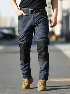 HOMUG Men's Tactical Work Pants are equipped with a stretched waistband and pockets. Featuring a kneei-pad designed and crafted from a new 230g/m2 fabric, they are ideal for spring and summer wear as well as outdoor activities.