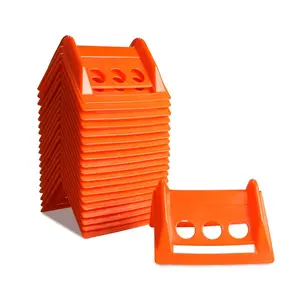 20 Pack Flatbed Edge Protector, Edge Corner Tie Down Protector for Up to 4 Inch Straps, Protects Cargo Edges, Flatbed Accessories Plastic Protector