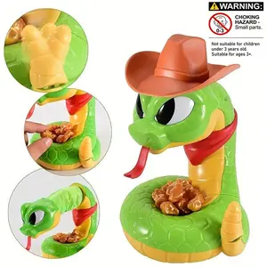 Electric Rattlesnake Toy, 1 Box Interactive Electric Snake Toy, Fun Pressure Relief Desktop Game Toy, Novelty & Gag Toys