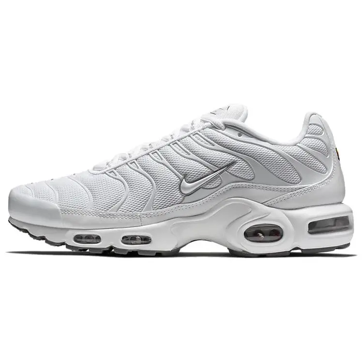 Nike Air Max Plus 'White' Athletic Sneaker, Men's/Women's Sports Footwear, Performance Sports Shoe, Sports Shoes, Breathable