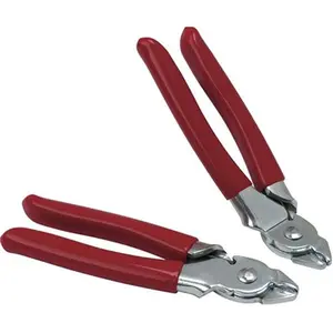 212 MAIN Hardware Heavy Duty 45° Angle Hog Ring Pliers Set - KD Hand Tools 3702, Set of 2, Cushioned Grips, Spring-Loaded, for Fishing Sports & Outdoor Equipment
