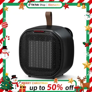 Electactic pace Heater, Portable Heater Electric Ceramic Fan Small Heaters Handle Indoor Use, Tip-Over & Overheat Protection, 60℉-87℉ for Home/Office