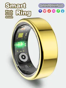 Smart Ring Fitness Tracker, Wearable Fitness Trackers, Step Distance Calorie Counter, Sleep Tracking Detection, Sport Tracking Device, Wearable Pedometer, Rechargeable Battery, Wireless USB