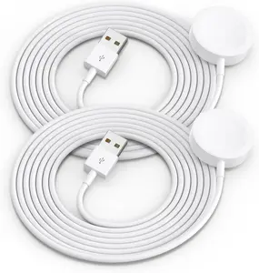 2Pack Upgraded for Apple Watch Charger USB Magnetic Wireless Fast iWatch Charger Portable Compatible with iWatch Ultra/Series 11/10/9/8/7/6/SE/SE2/5/4/3/2/1-[3.3FT]