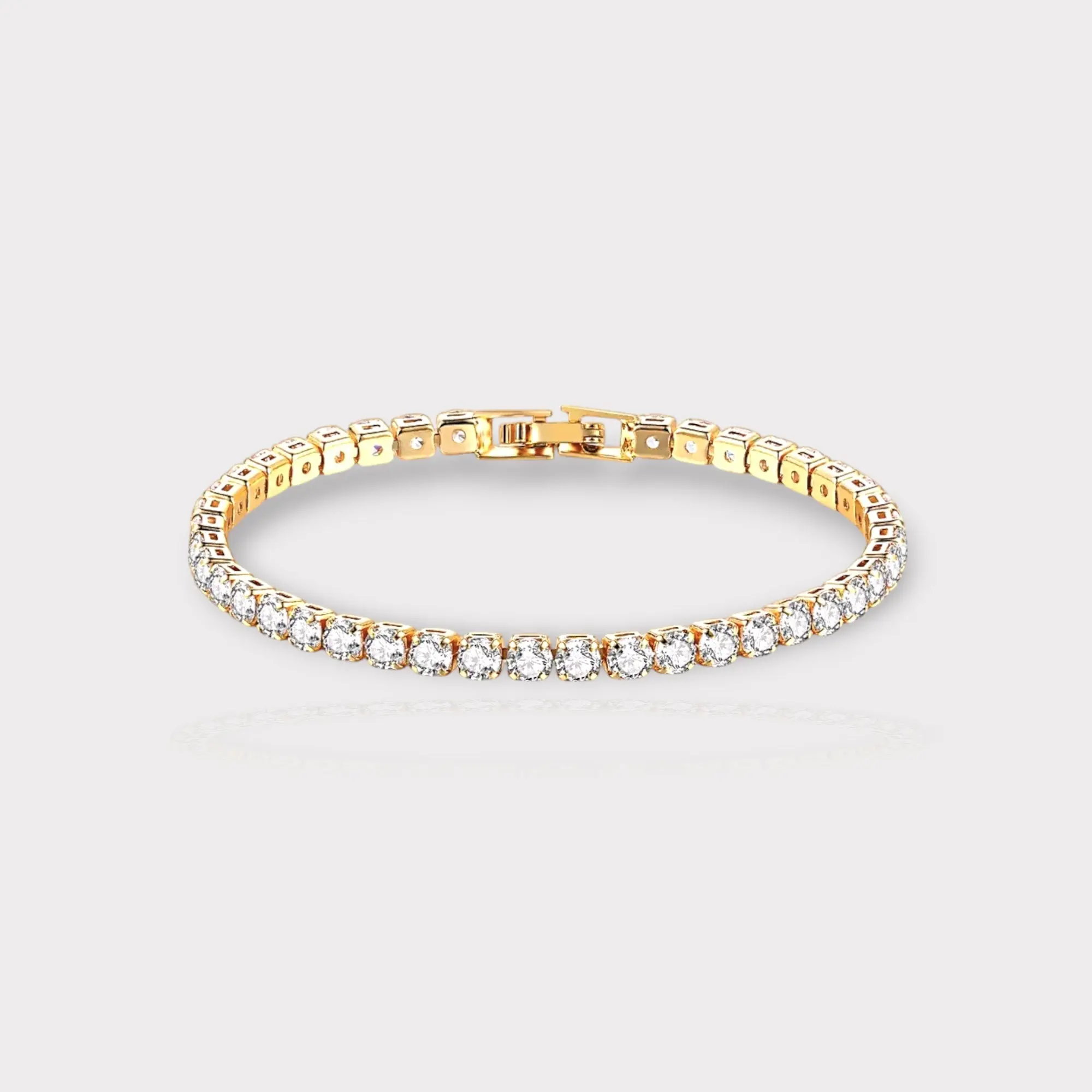 Ulrica Grande Tennis Bracelet -  18k gold, waterproof and hypoallergenic jewelry accessories women bracelets
