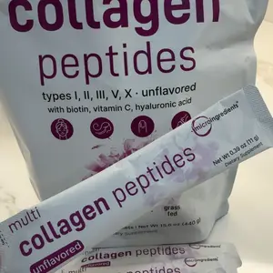 Product Review of Micro Ingredients Multi Collagen Peptides Powder - Hydrolyzed Protein Peptides (Type I,II,III,V,X) with Hyaluronic Acid, Biotin & Vitamin C Unflavored from H**5