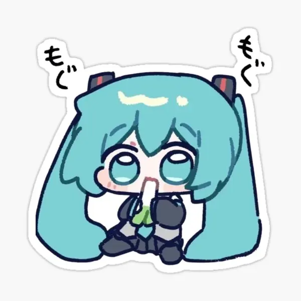 Tiny  Miiku Sticker, Ideal for Laptop and Water Bottle Decor, anime sticker waterproof