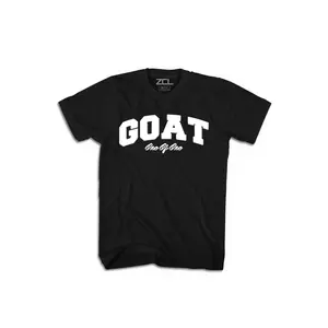 Puff Print Goat Tee (White Logo)