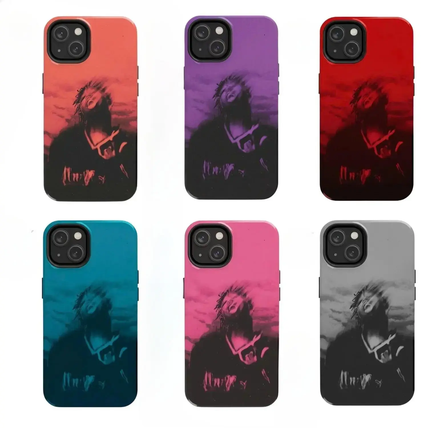 999 JW Word Art Phone Case | Blue Red Rapper Inspired Aesthetic phone Cases For iPhone 17-12 Promax Pro Plus,It's a great gift for a good friend,gift for him for her Best Gift