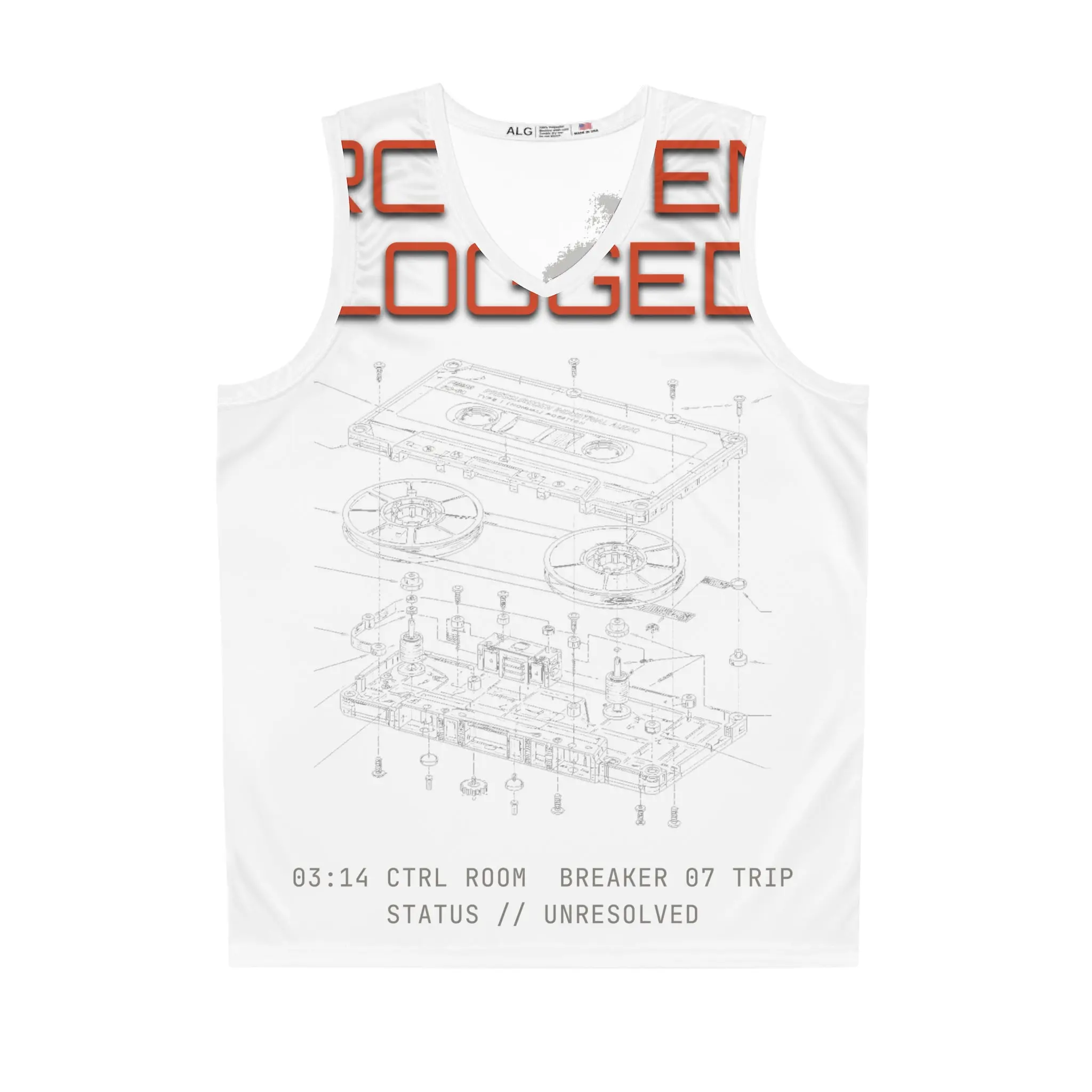 ARC EVENT Graphic Print Basketball Jersey - Thread-Matched All-Over Print Athletic Sportswear