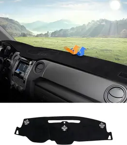 KUST Dashboard Cover Mat for 2015-2020 Chevy Chevrolet Tahoe/Suburban/GMC Yukon Accessories Dash Cover Flannel Dash Mat Sunshade Glare UV Rays Protector