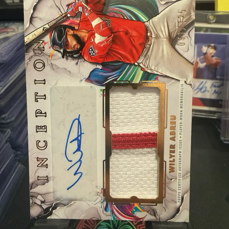 2025 Topps Inception Autograph Patch Wilyer Abreu /125