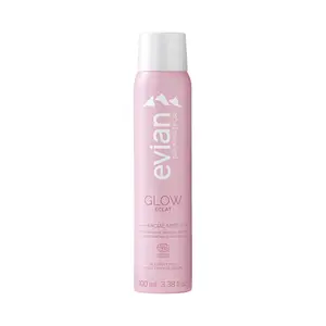 Evian Glow Facial Mist - Boost Radiance - Nourish Skin - Enhance Makeup - Organic - All Skin Types - French Alps Skincare Evian Glow Facial Mist - Boost Radiance - Nourish Skin - Enhance Makeup - Organic - All Skin Types - French Alps Skincare