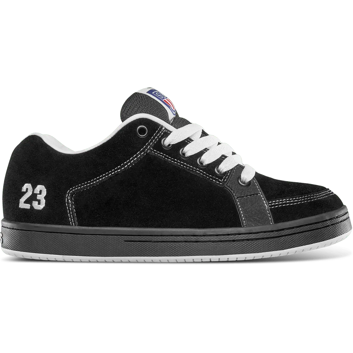 etnies Sal 23 OG Black Classic Skate Shoes – Sal Barbier 90s Hoops Style, Classic Sneakers Designed in California for All-Day Comfort., Casual, Sports Shoes